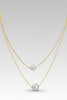 Ethereal Pearl Layer necklace styled