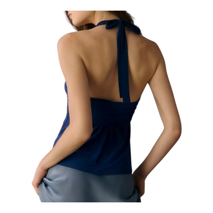 Twist- Front Halter Tank Top
