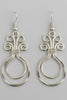 Timeless Twist silver earrings