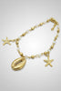 Saltwater Luxe anklet on ankle