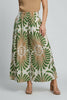 Printed wide leg palazzo bottoms