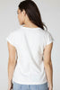 Pop art portrait graphic short sleeve tee