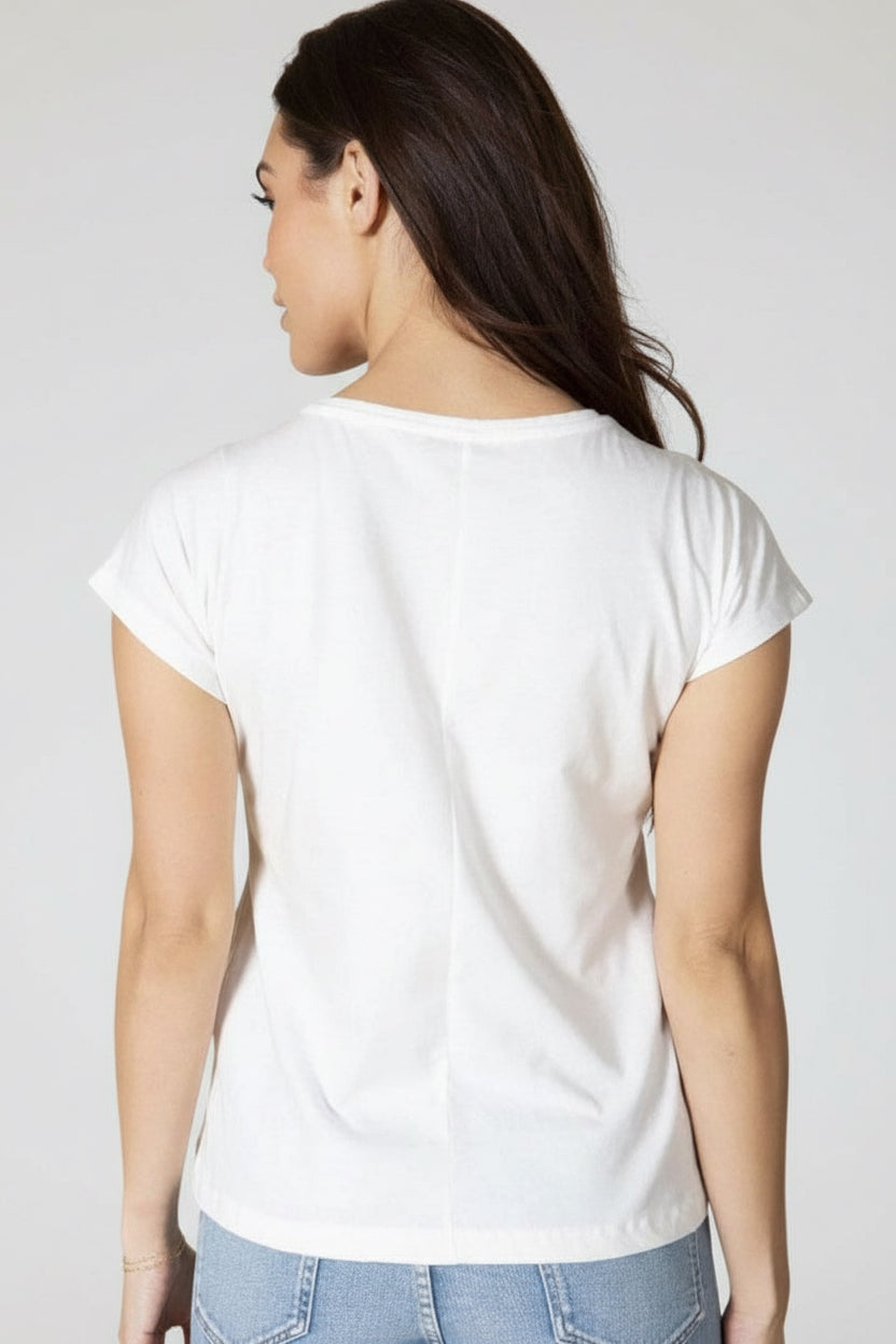 POP ART PORTRAIT DIVA GRAPHIC SHORT SLEEVE T-SHIRT