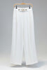 Wide leg high-waist pants
