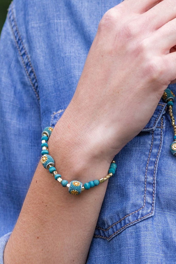 Stretch Ocean Sky bracelet styled