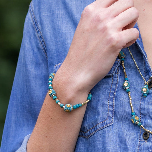 Handmade Ocean Sky Bracelet