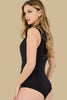 Overlap front sheer bodysuit