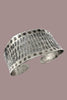 Handmade Kashi antique silver-tone adjustable bracelet