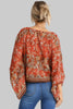 Botanica print flowing kimono top