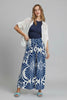 Printed palazzo wide leg pants