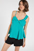 It Girl asymmetry twist neck top