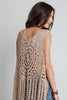 Crochet fringe vest for layering