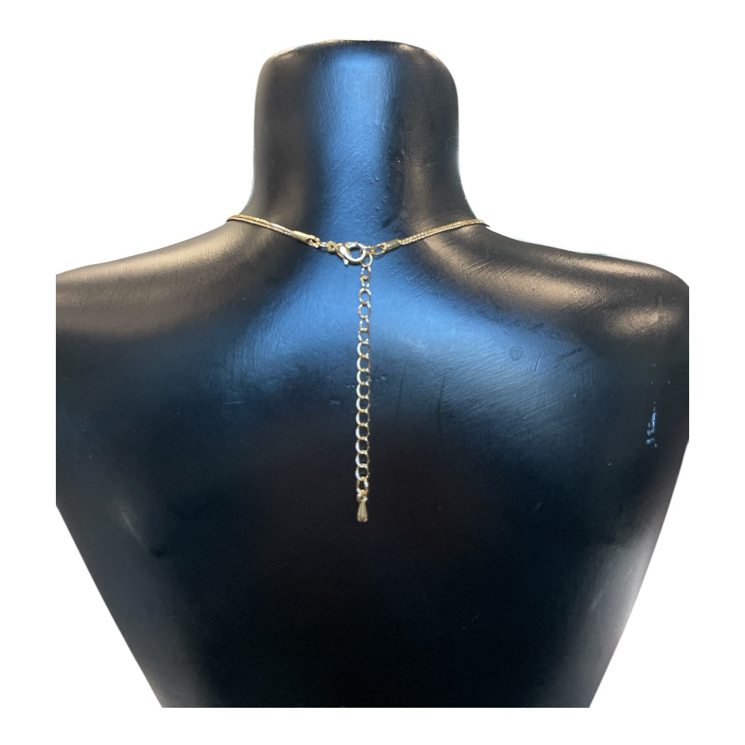 Layered Mixed Dainty Gold Chains Pearl Charm Necklace