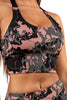 Moisture-wicking tie dye activewear set, workout styling