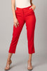 High-rise taper crop pants with pockets