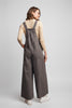 Pintuck cotton overall side view
