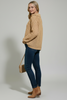 Relaxed fit knit pullover styled