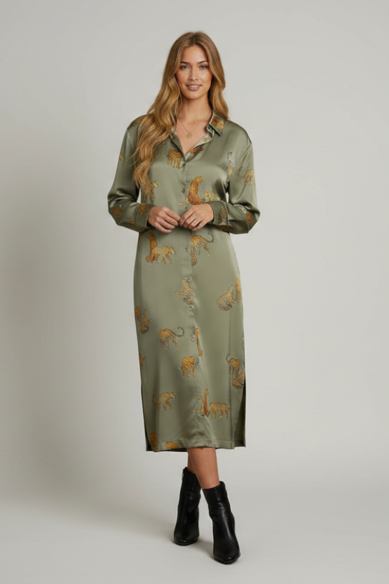 THE UNTAMED CHIC MIDI DRESS