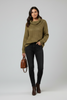 Olivewood Haven cowl neck pullover sweater