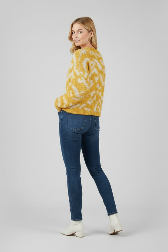 MARIGOLD MIRAGE PULLOVER SWEATER