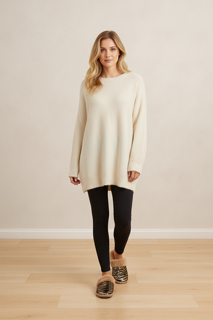 Zebra Faux Fur Sequin Slippers