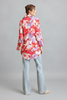 Floral print relaxed fit dolman top