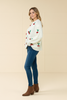 Cherry Bombshell sweater front view
