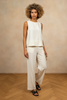 Cutout upper slide sandals styled look