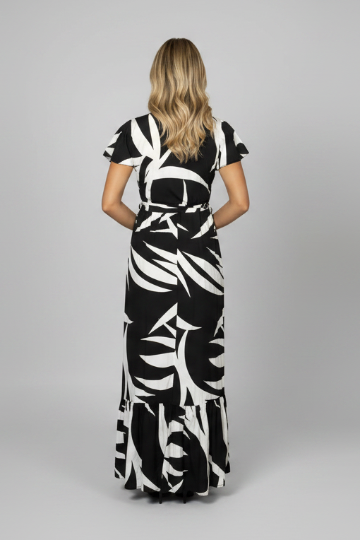 MONOCHROME MUSE MAXI DRESS