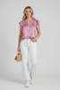 Cheetah print boxy top by Mandalay and Company