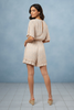 Cream floral romper back view