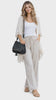 Leopard Strap Fold-Over Crossbody Bag