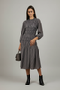 Strut in Stripes midi dress classic stripe pattern