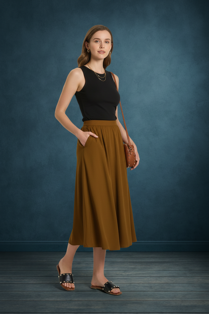 STELLA STUD BLACK & GOLD CROCODILE SOLE SLIPPERS