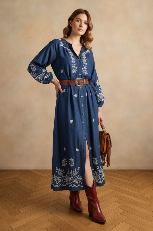 Rodeo Ruby Paneled Western Boots