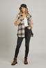Plaid shacket layering look