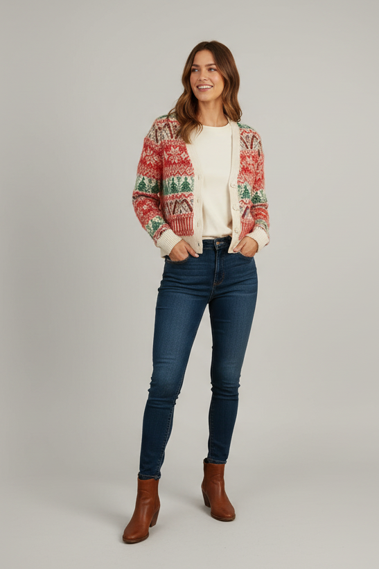 Nordic Noel Christmas Knit Sweater